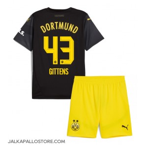 Borussia Dortmund Jamie Bynoe-Gittens #43 Vieraspaita Lapsille 2024-25 Lyhythihainen (+ shortsit)